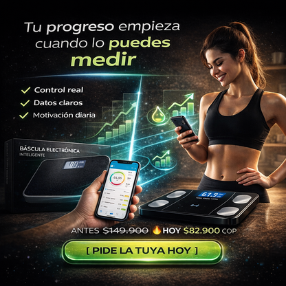 BASCULA ELECTRONICA CON BLUETOOTH