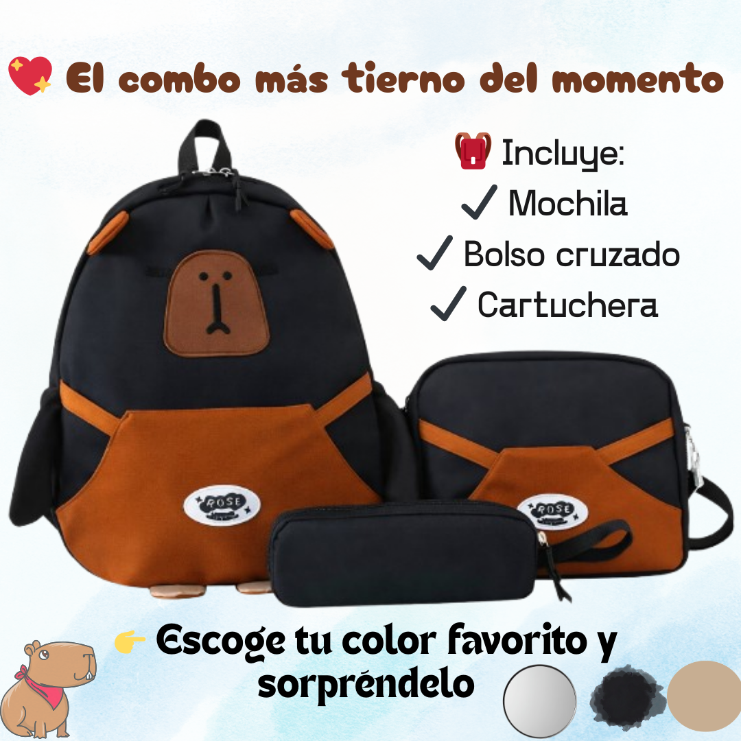 COMBO CAPIBARA X 3