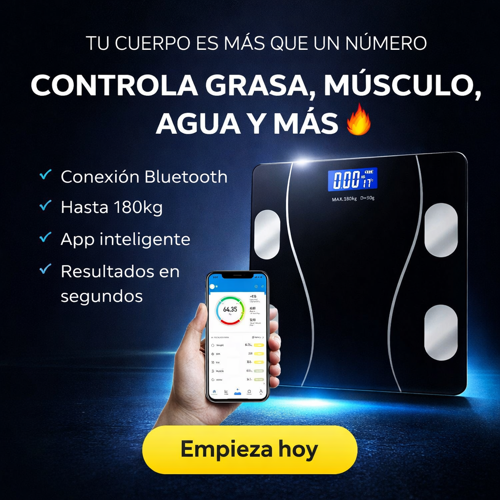 BASCULA ELECTRONICA CON BLUETOOTH