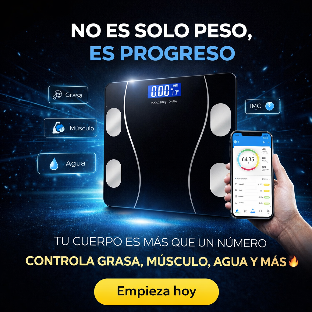BASCULA ELECTRONICA CON BLUETOOTH