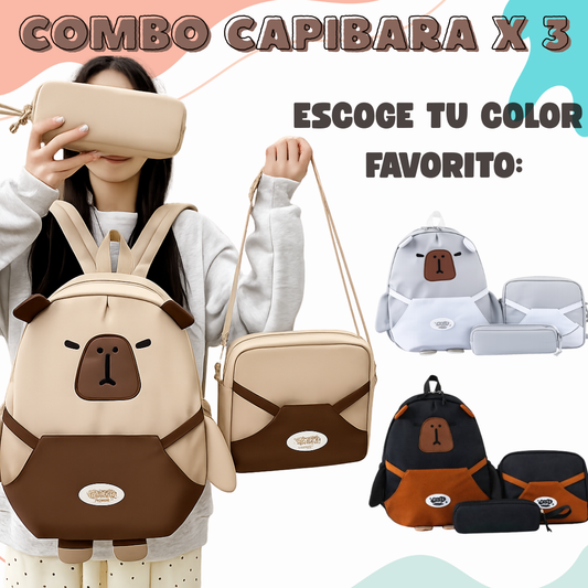 COMBO CAPIBARA X 3