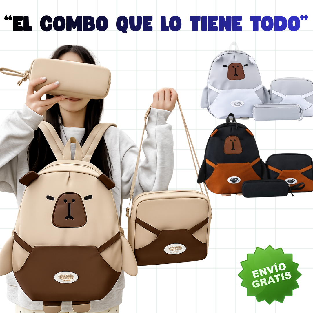 COMBO CAPIBARA X 3