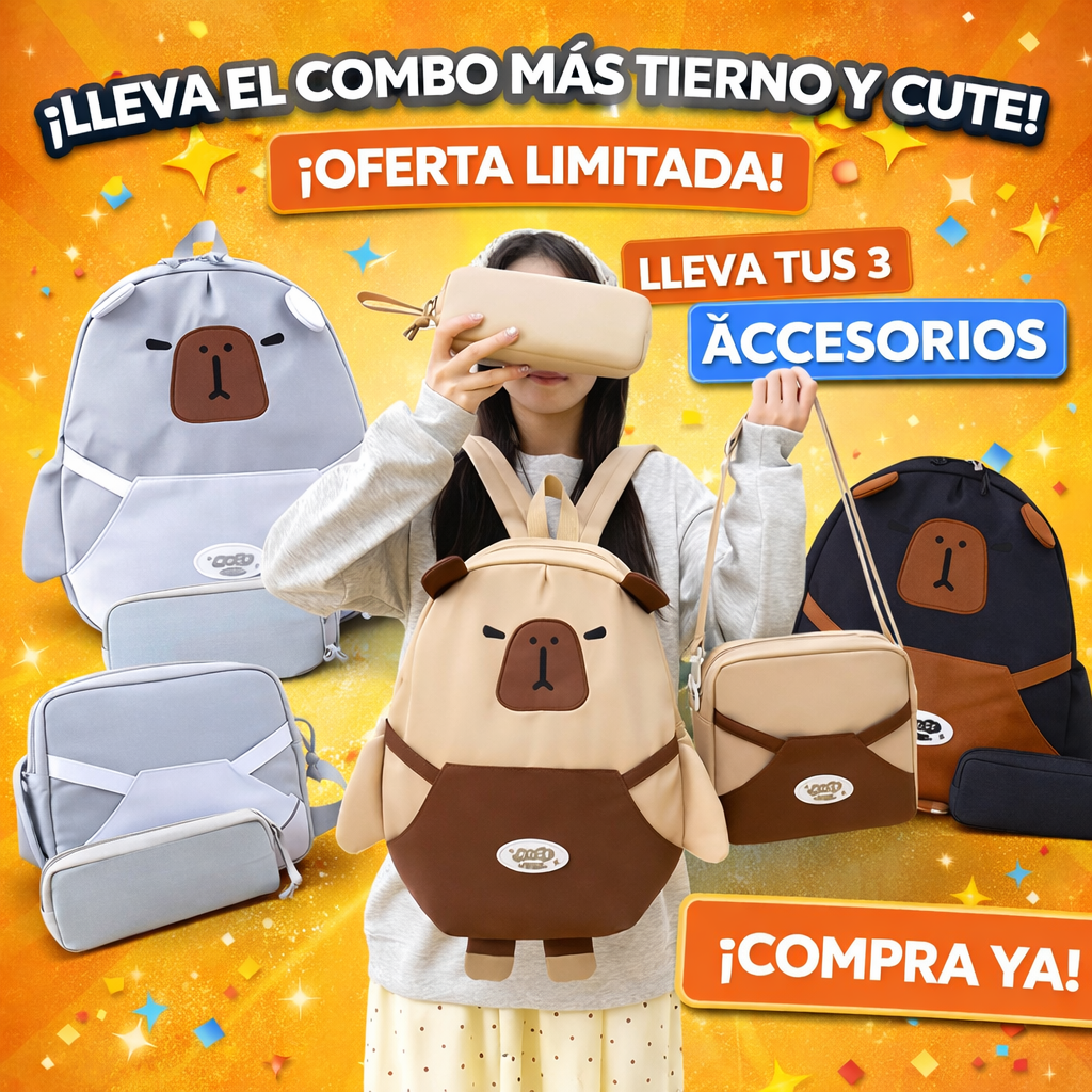 COMBO CAPIBARA X 3