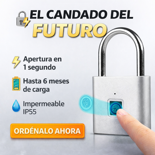 CANDADO INTELIGENTE CON HUELLA🔓