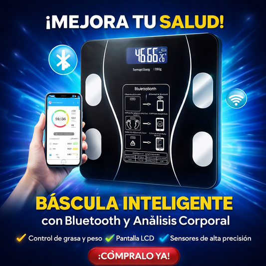 BASCULA ELECTRONICA CON BLUETOOTH